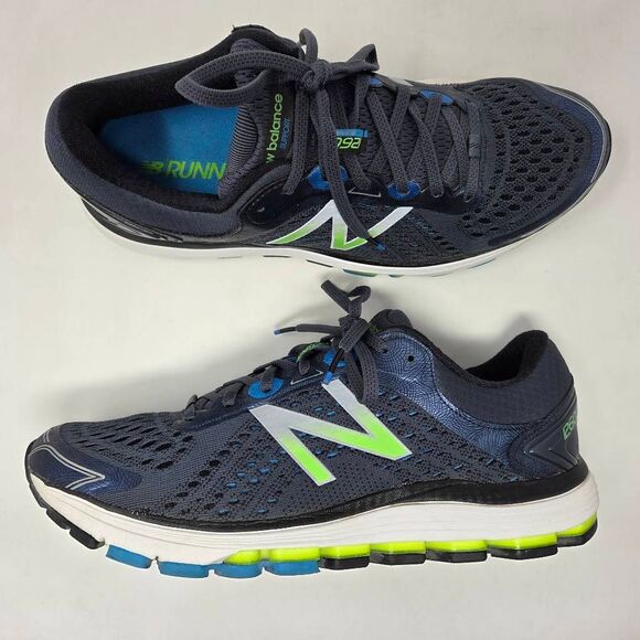 NEW BALANCE 1260 V7 MADE IN USA M1260BB7 MEN’S RUNNING SHOES SIZE 9 BLUE GREEN - Picture 1 of 7